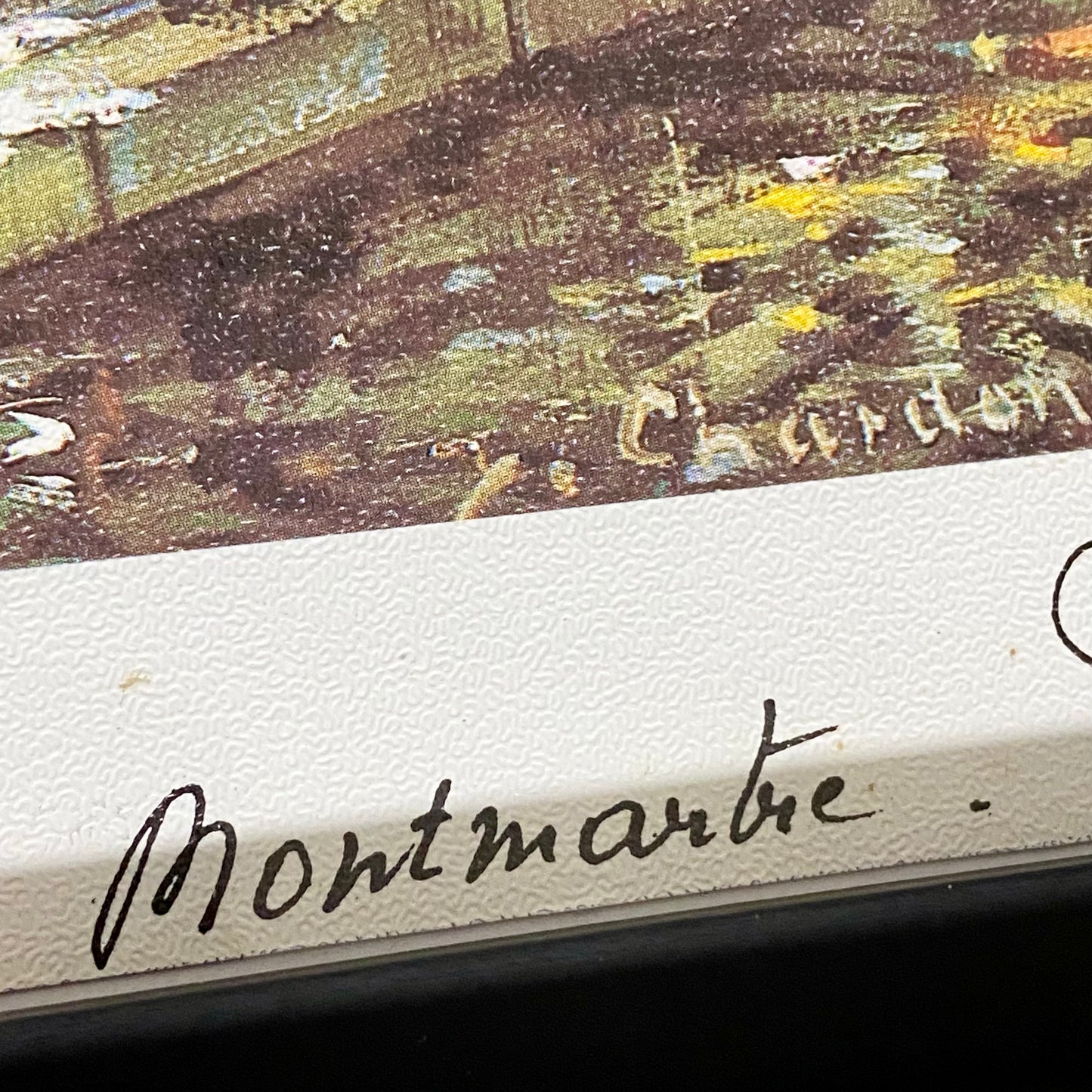 Vintage Place Du Tertre Paris Art Print By Jacques Chardon Framed With Glazing