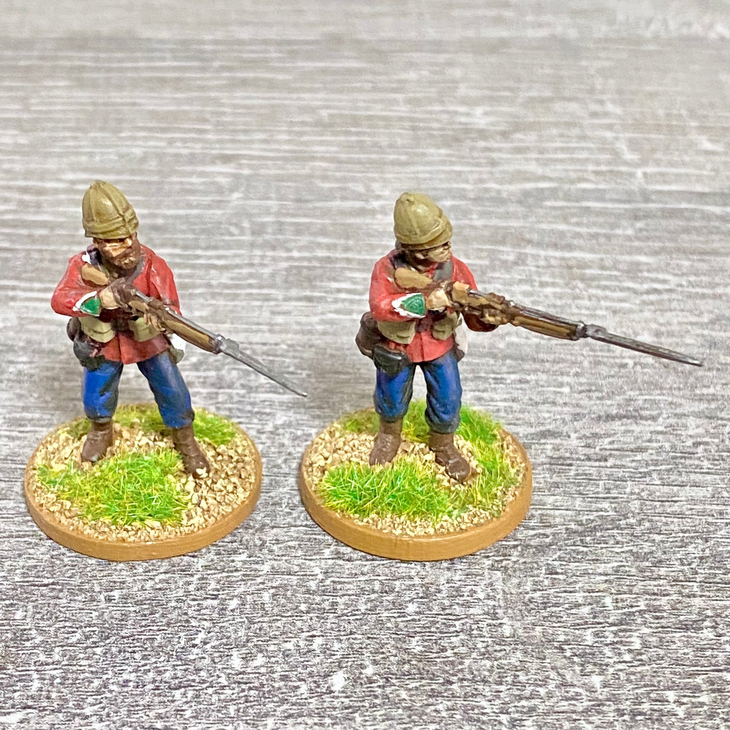 2x 28mm 24th Regt Of Foot Painted Plastic Miniatures Zulu 1879 War Games #4