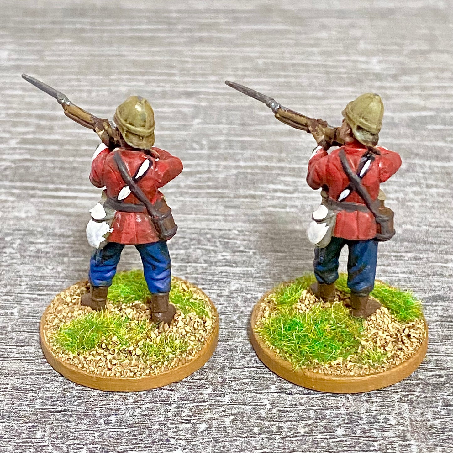 2x 28mm 24th Regt Of Foot Painted Plastic Miniatures Zulu 1879 War Games #4