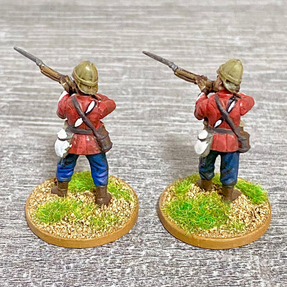 2x 28mm 24th Regt Of Foot Painted Plastic Miniatures Zulu 1879 War Games #4