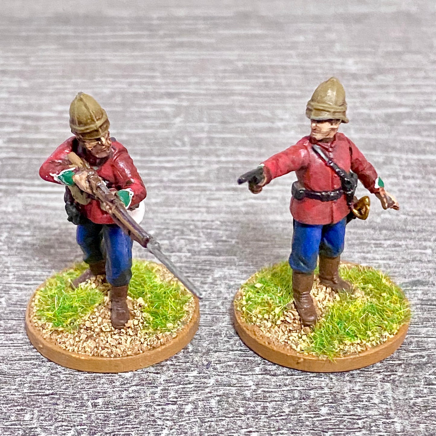 2x 28mm 24th Regt Of Foot Painted Plastic Miniatures Zulu 1879 War Games #5
