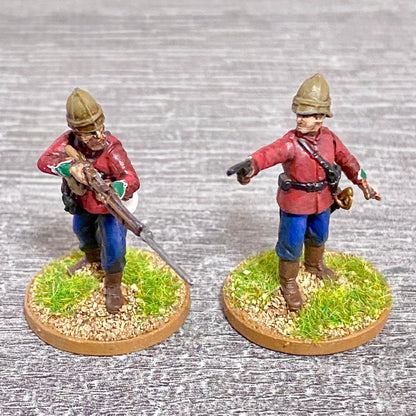 2x 28mm 24th Regt Of Foot Painted Plastic Miniatures Zulu 1879 War Games #5