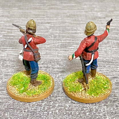 2x 28mm 24th Regt Of Foot Painted Plastic Miniatures Zulu 1879 War Games #5
