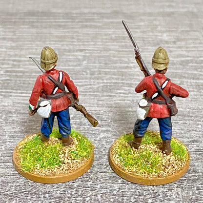 2x 28mm 24th Regt Of Foot Painted Plastic Miniatures Zulu 1879 War Games #7