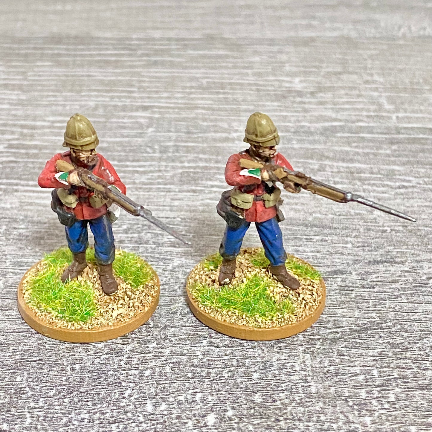 2x 28mm 24th Regt Of Foot Painted Plastic Miniatures Zulu 1879 War Games #8