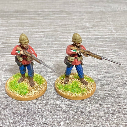 2x 28mm 24th Regt Of Foot Painted Plastic Miniatures Zulu 1879 War Games #8