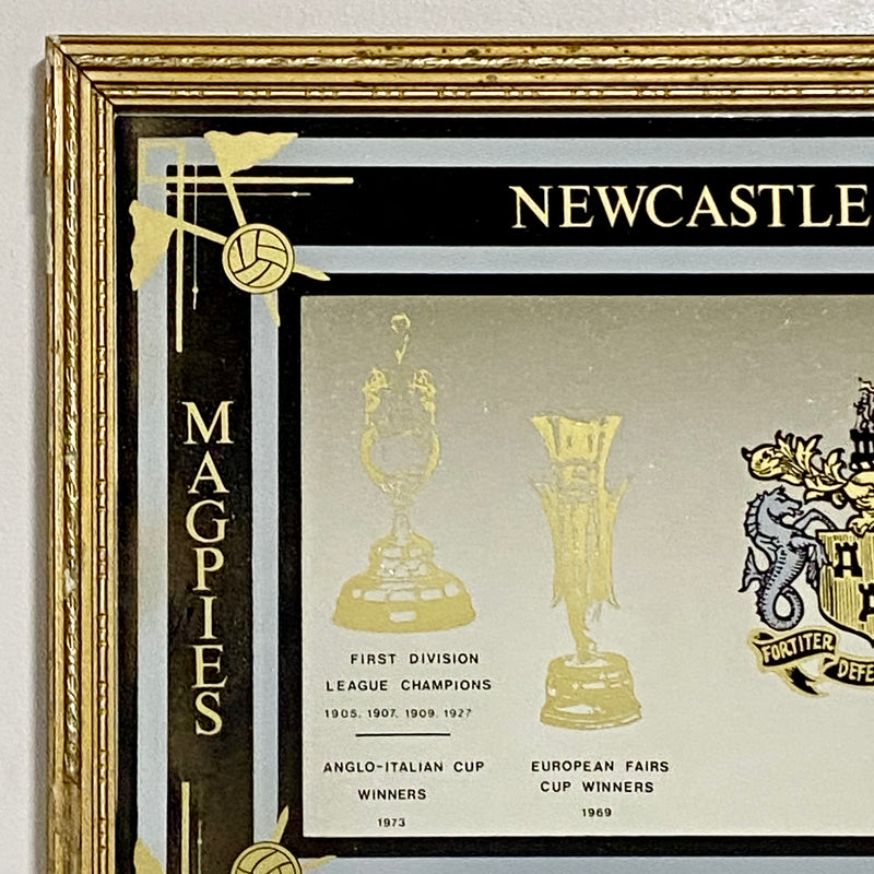 Vintage Newcastle United FC St James Park Honour Collectible Mirror Framed Rare