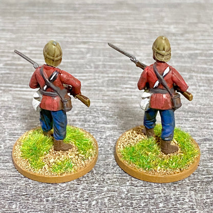 2x 28mm 24th Regt Of Foot Painted Plastic Miniatures Zulu 1879 War Games #9