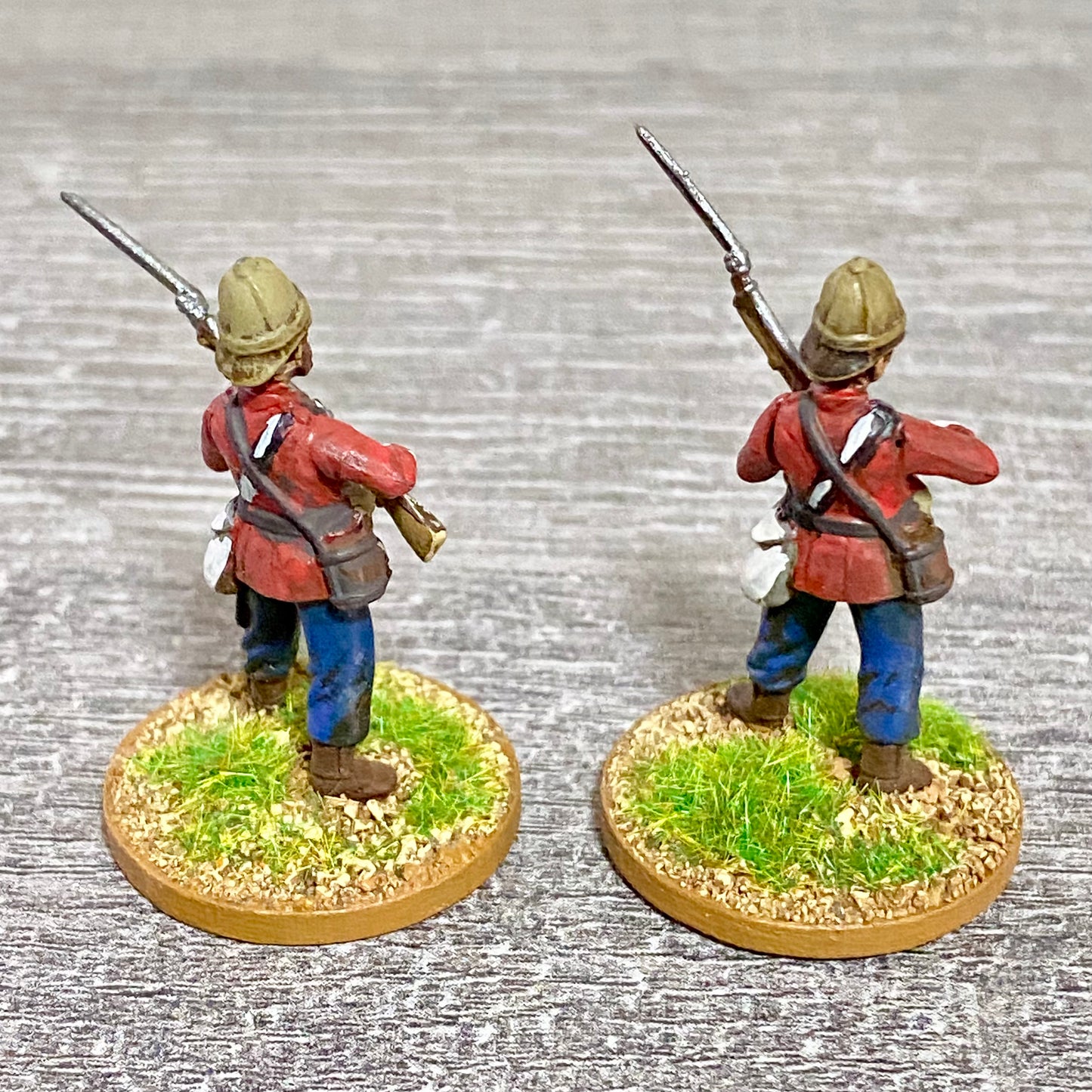2x 28mm 24th Regt Of Foot Painted Plastic Miniatures Zulu 1879 War Games #10