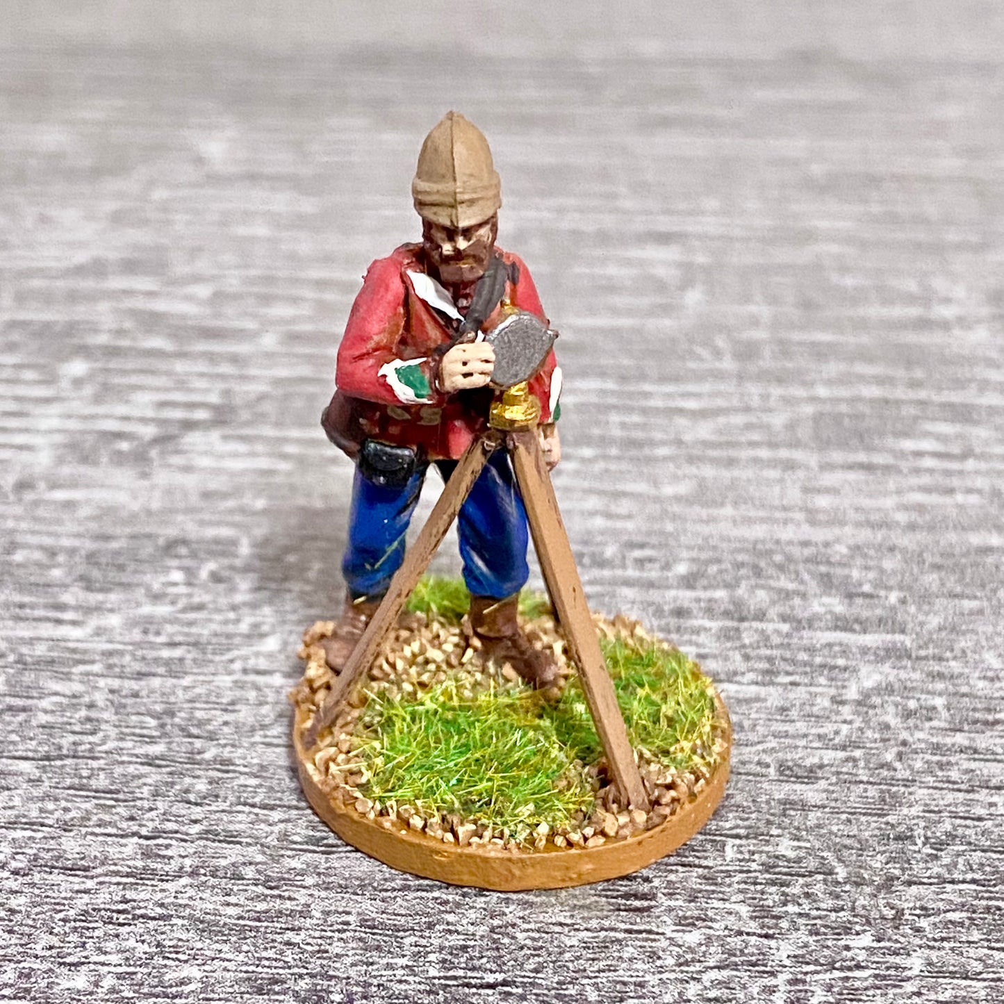 1x 28mm 24th Regt Of Foot Painted Plastic Miniature Fig Zulu 1879 War Games #19