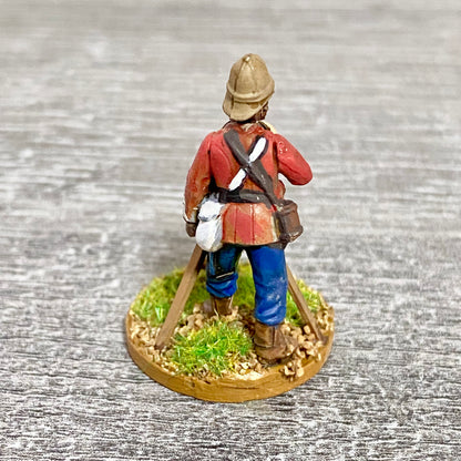 1x 28mm 24th Regt Of Foot Painted Plastic Miniature Fig Zulu 1879 War Games #19