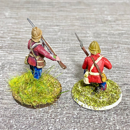 2x 28mm 24th Regt Of Foot Painted Plastic Miniatures Figs Zulu 1879 Wargames #10