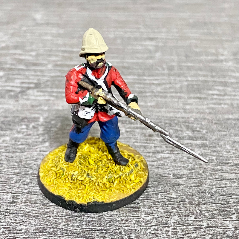 1x 28mm 24th Regt Of Foot Painted Plastic Miniatures Zulu 1879 Warlord Games #15