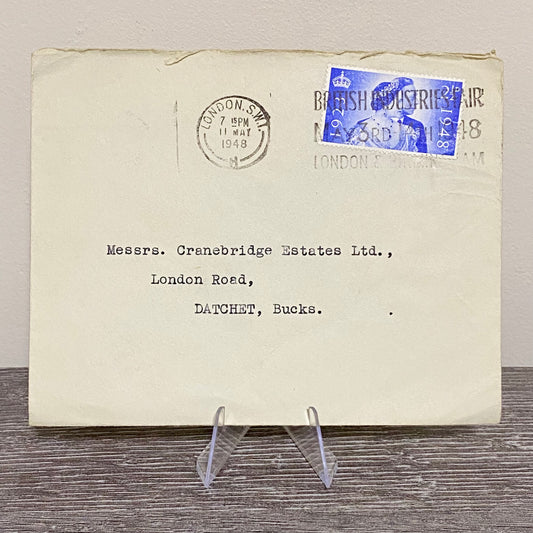 1948 Cover From London British Industries Fair Slogan Birmingham Stamped 11 May