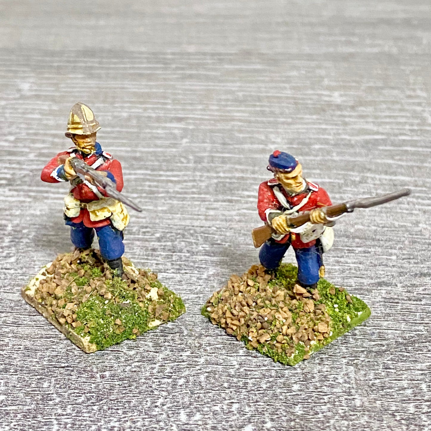 2x 28mm 24th Regt Of Foot Painted Plastic Miniatures Zulu 1879 Warlord Games #3