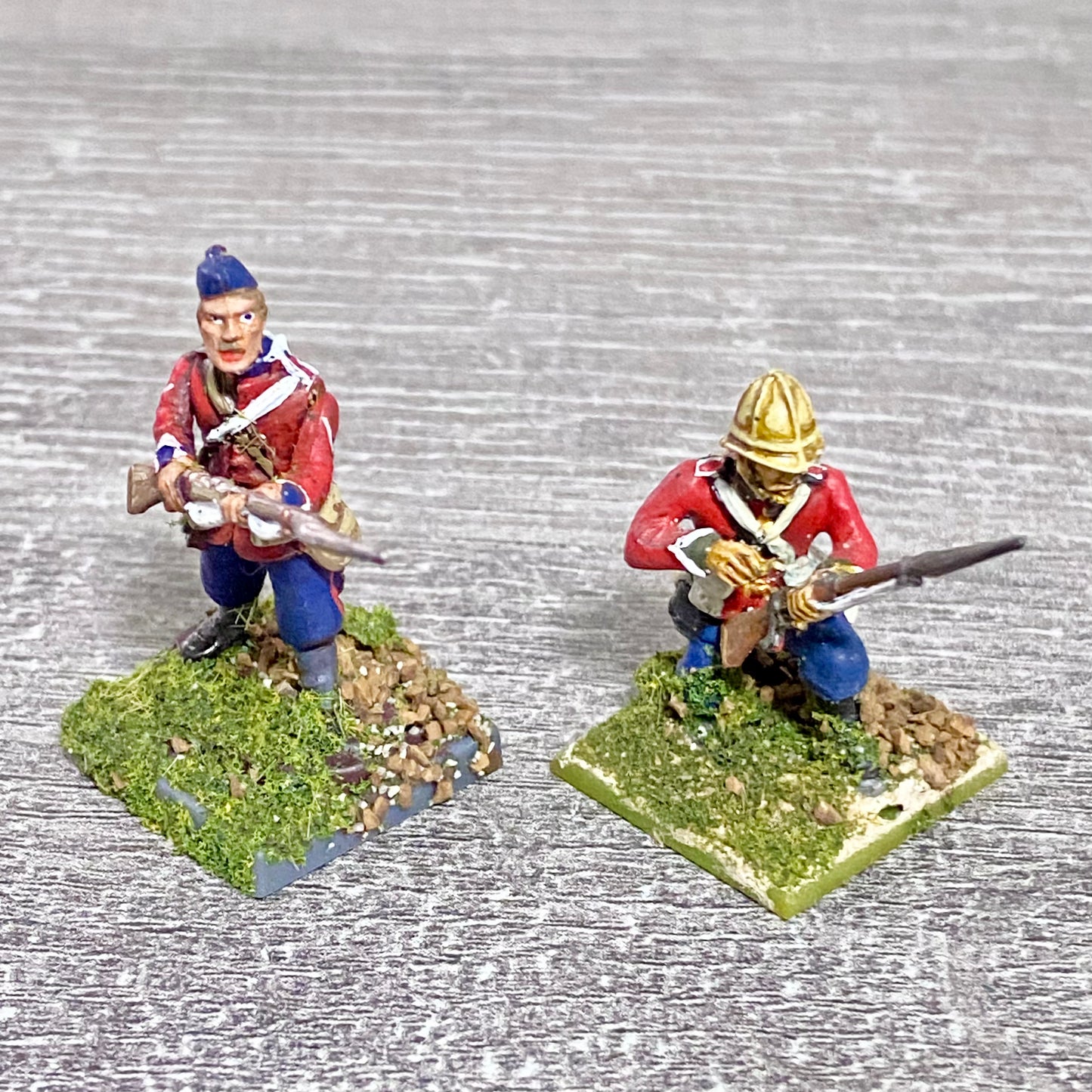 2x 28mm 24th Regt Of Foot Painted Plastic Miniatures Zulu 1879 Warlord Games #4