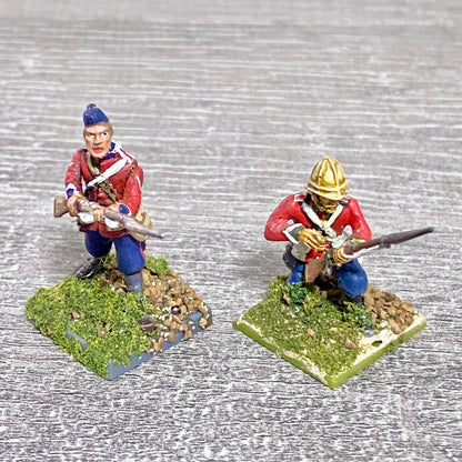 2x 28mm 24th Regt Of Foot Painted Plastic Miniatures Zulu 1879 Warlord Games #4
