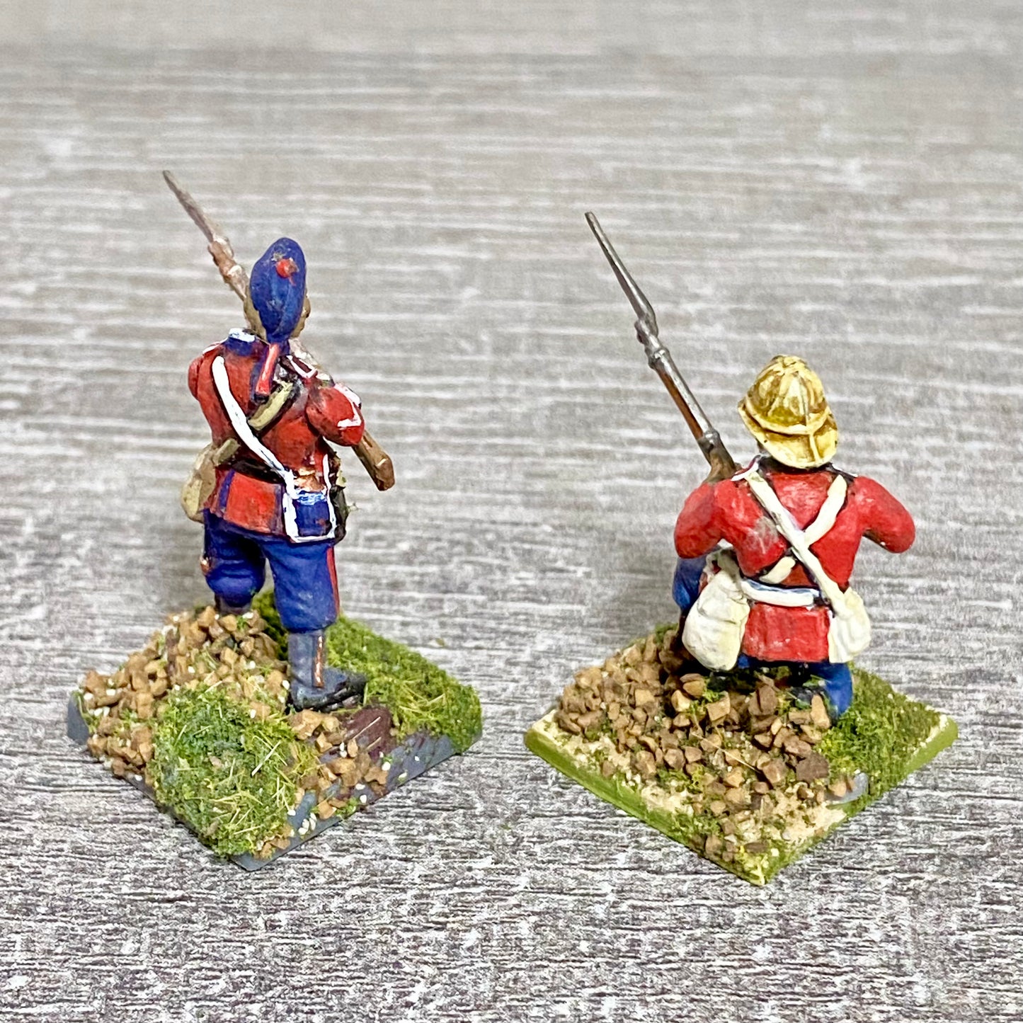 2x 28mm 24th Regt Of Foot Painted Plastic Miniatures Zulu 1879 Warlord Games #4
