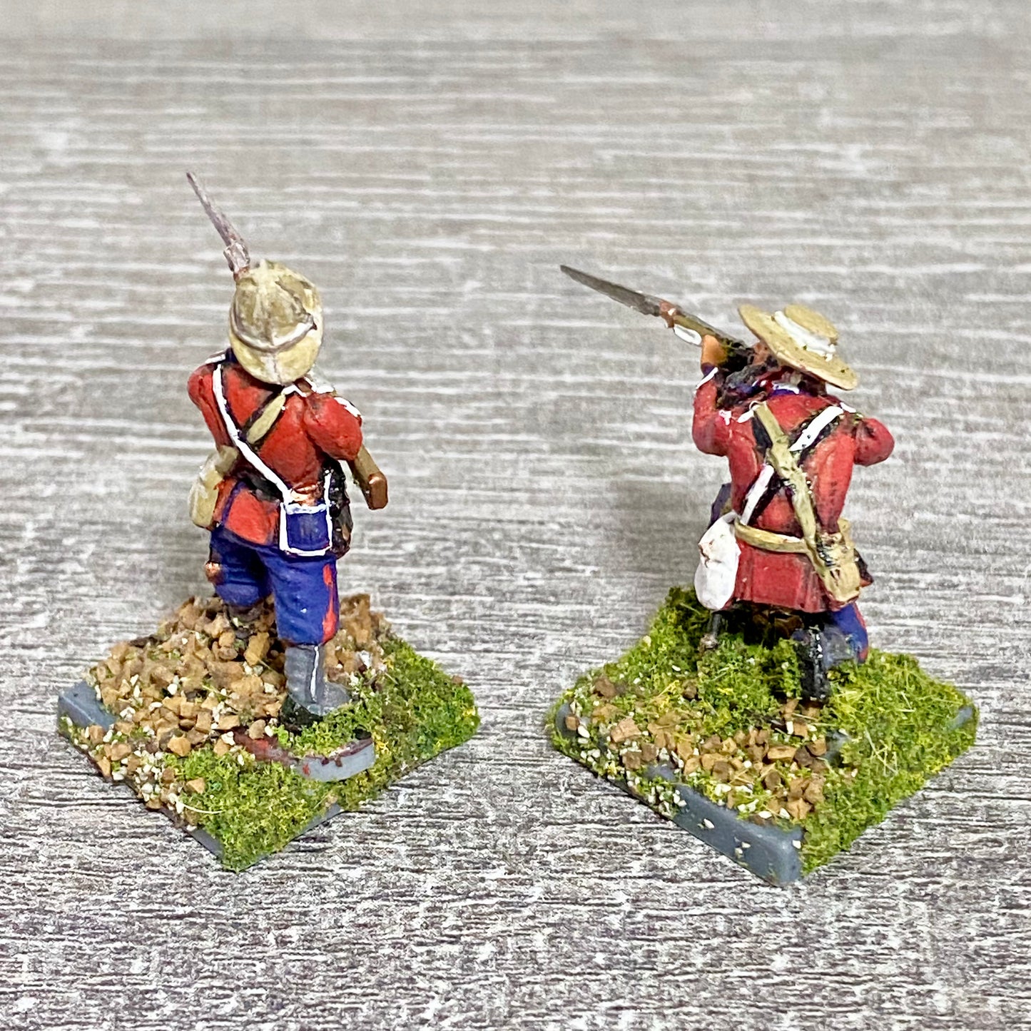 2x 28mm 24th Regt Of Foot Painted Plastic Miniatures Zulu 1879 Warlord Games #5