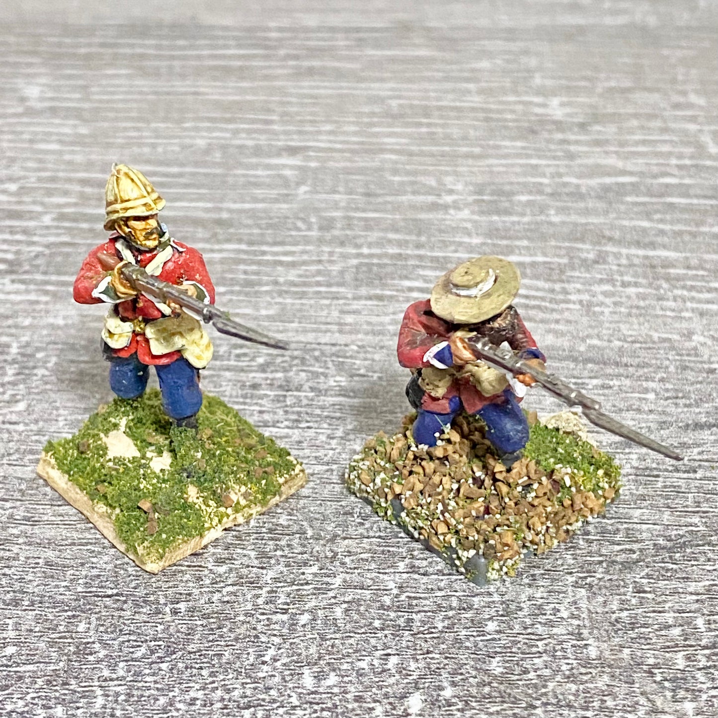 2x 28mm 24th Regt Of Foot Painted Plastic Miniatures Zulu 1879 Warlord Games #7