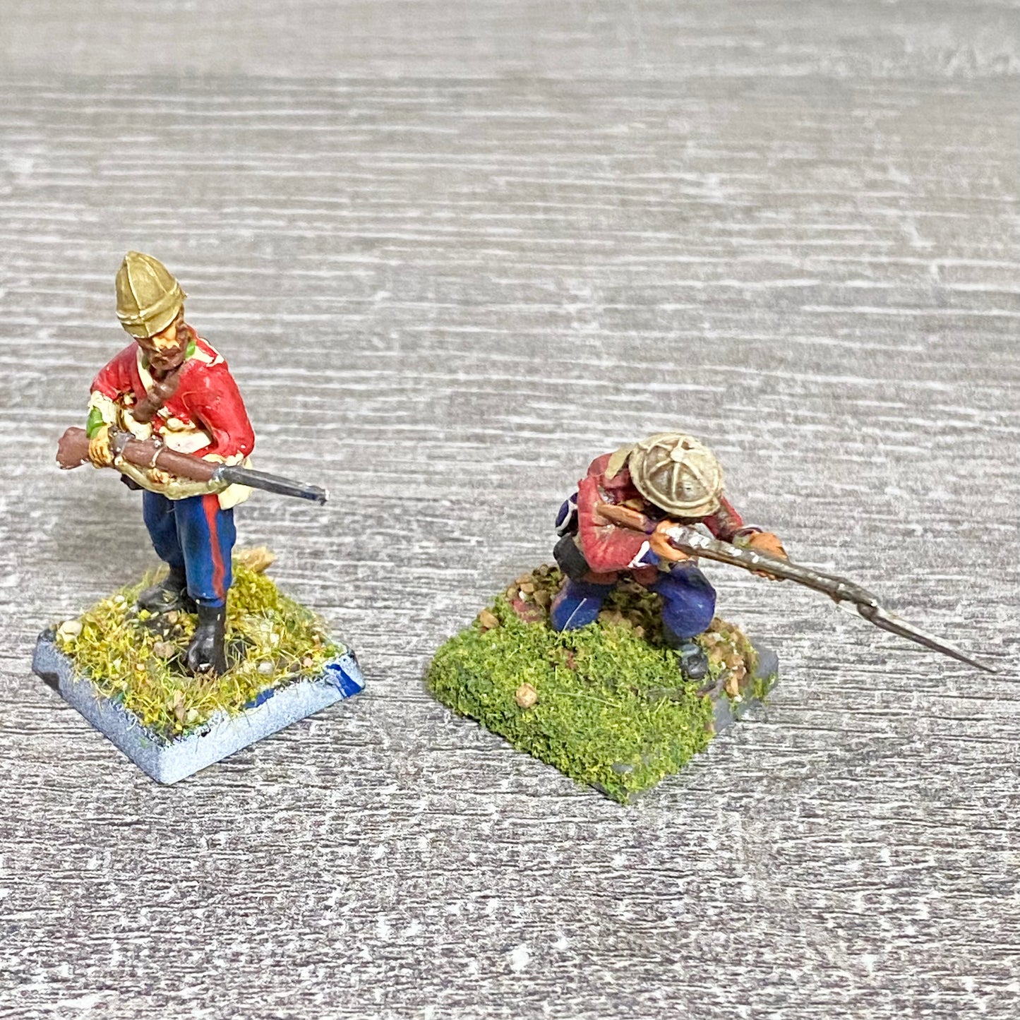 2x 28mm 24th Regt Of Foot Painted Plastic Miniatures Zulu 1879 Warlord Games #8