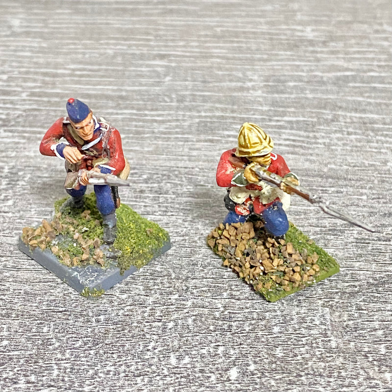 2x 28mm 24th Regt Of Foot Painted Plastic Miniatures Zulu 1879 Warlord Games #9