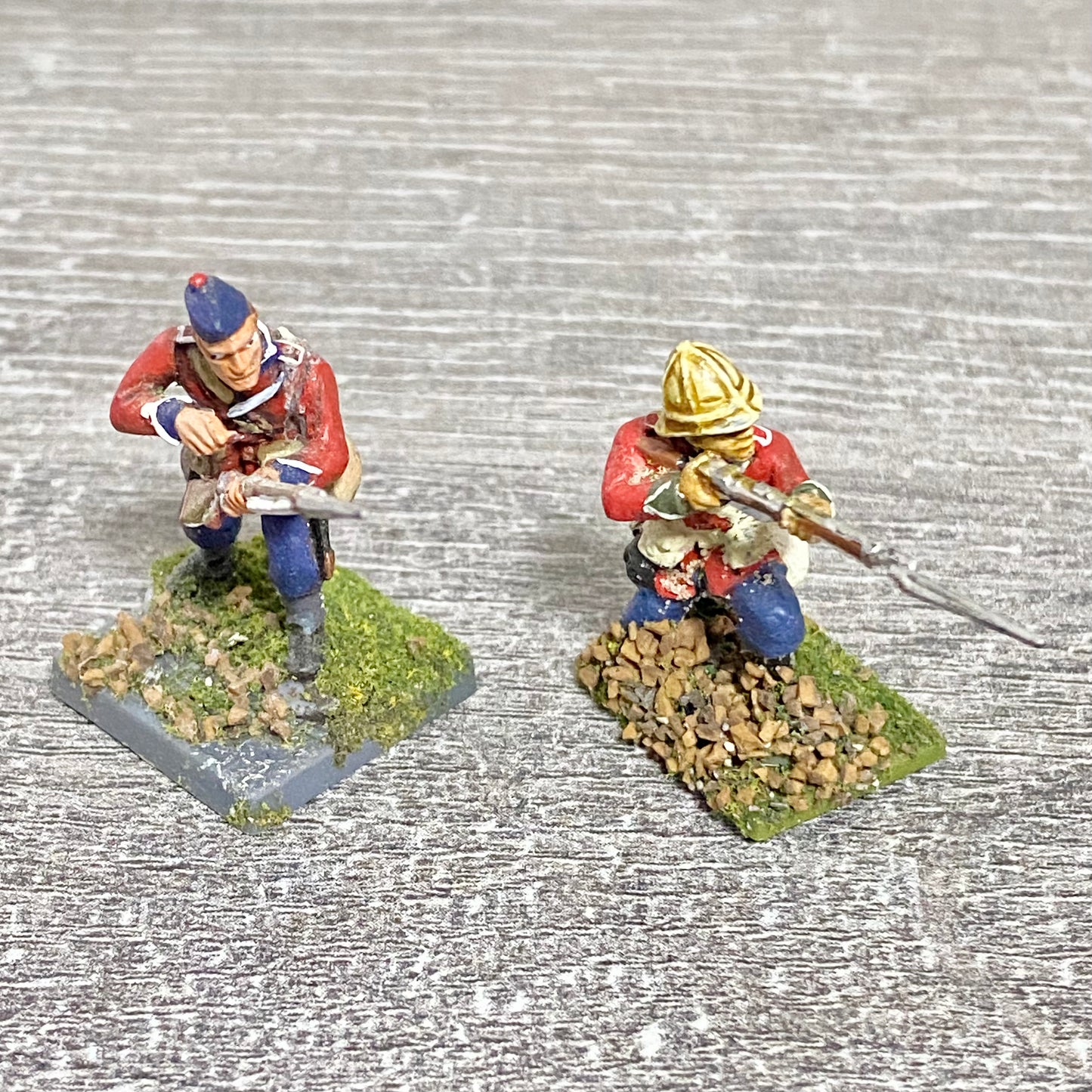 2x 28mm 24th Regt Of Foot Painted Plastic Miniatures Zulu 1879 Warlord Games #9