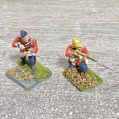 2x 28mm 24th Regt Of Foot Painted Plastic Miniatures Zulu 1879 Warlord Games #9