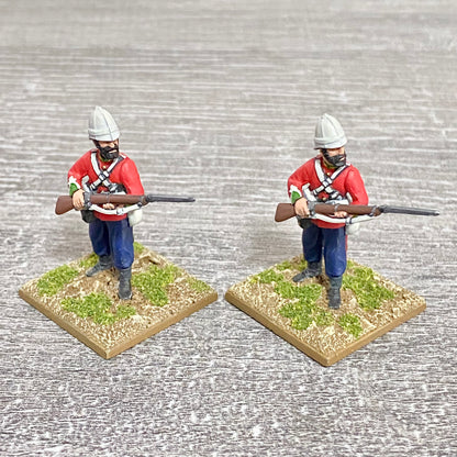 2x 28mm 24th Regt Of Foot Painted Plastic Miniatures Zulu 1879 Warlord Games #10