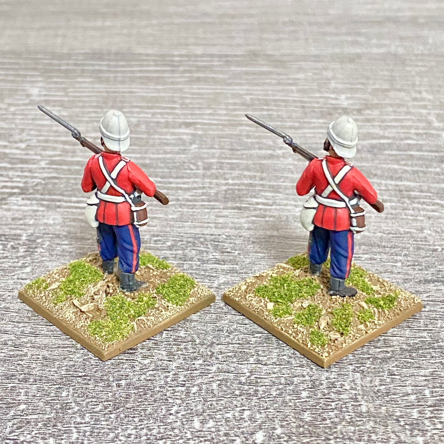 2x 28mm 24th Regt Of Foot Painted Plastic Miniatures Zulu 1879 Warlord Games #10