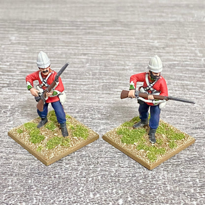 2x 28mm 24th Regt Of Foot Painted Plastic Miniatures Zulu 1879 Warlord Games #13