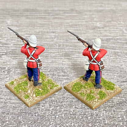 2x 28mm 24th Regt Of Foot Painted Plastic Miniatures Zulu 1879 Warlord Games #14