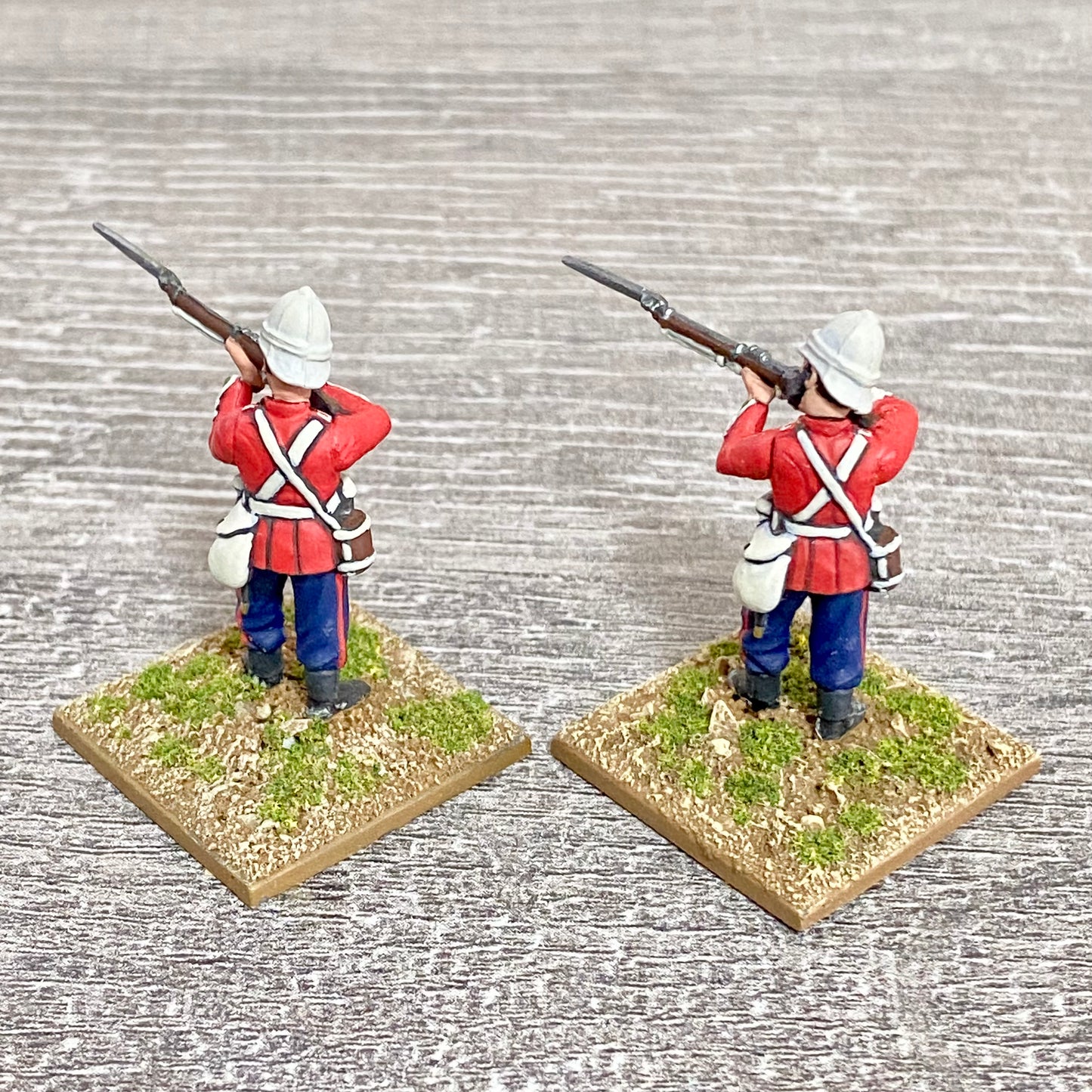 2x 28mm 24th Regt Of Foot Painted Plastic Miniatures Zulu 1879 Warlord Games #15