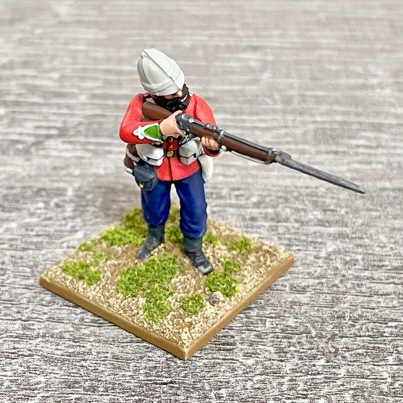1x 28mm 24th Regt Of Foot Painted Plastic Miniature Zulu 1879 Warlord Games #28
