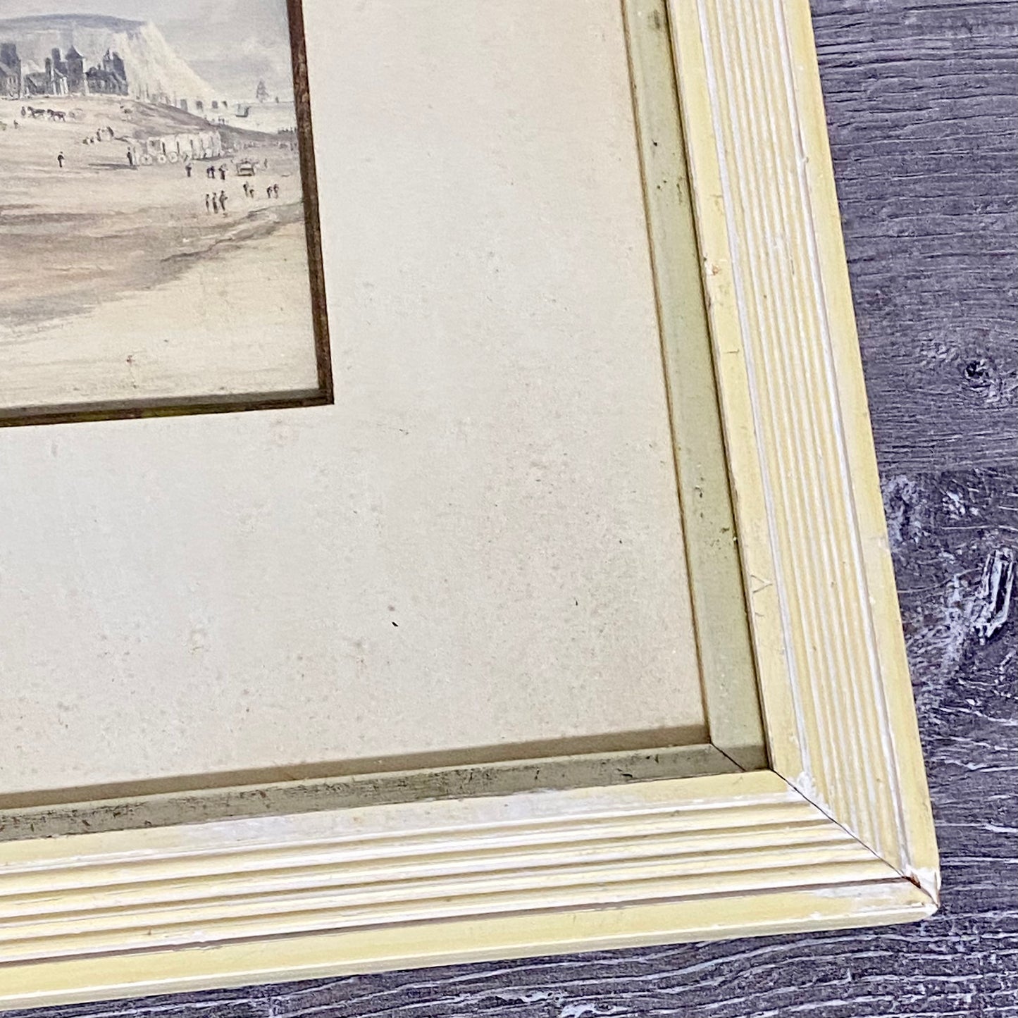 Antique Hastings Original Hand Coloured Aquatint From Six Views Of Hastings 1822