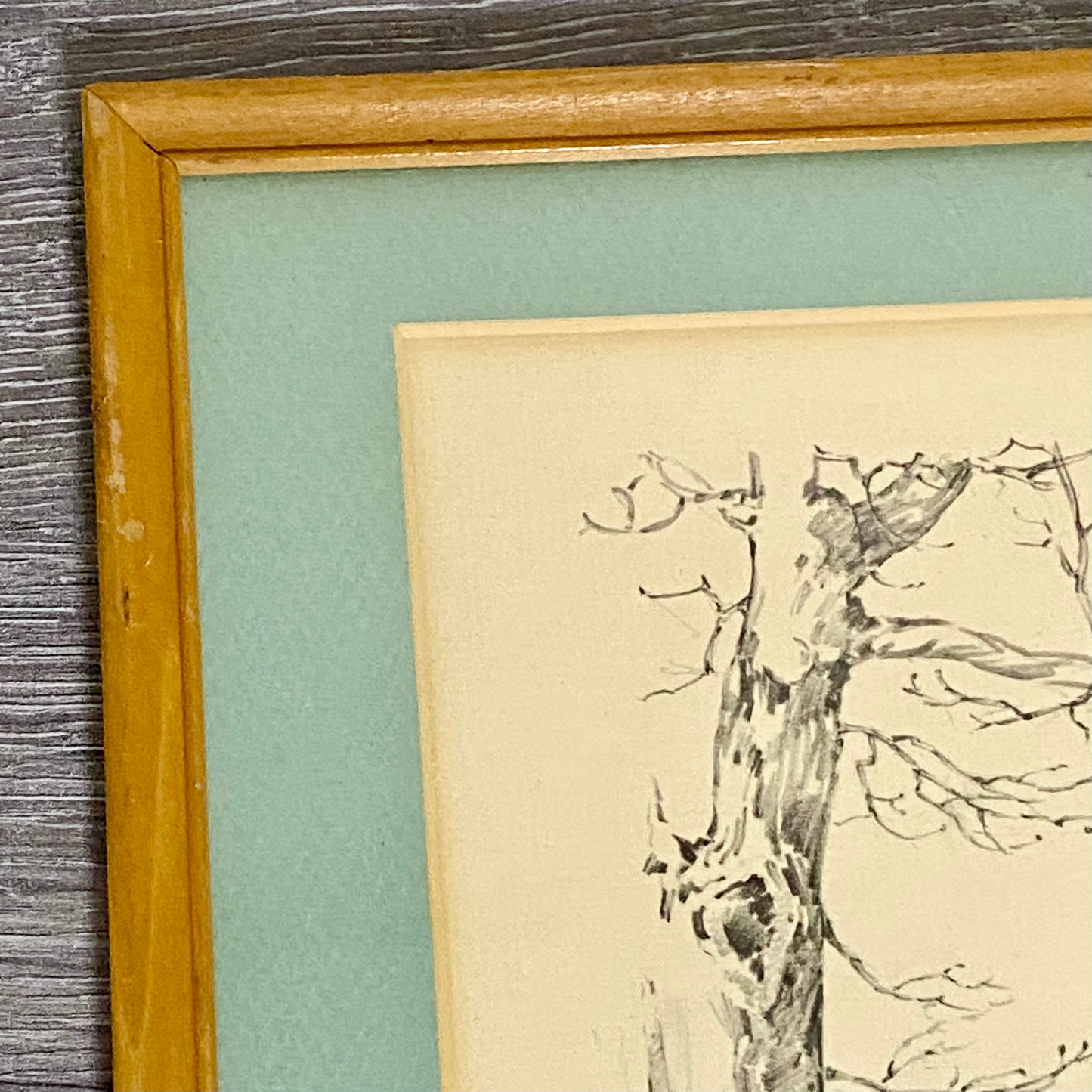 Vintage The Capitol Williamsburg Virginia Pencil Sketch Print Charles H Overly