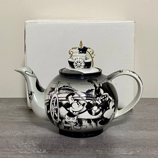 Lenox Classics Disney Showcase Collection Teapot Cardew Design Steamboat Willie