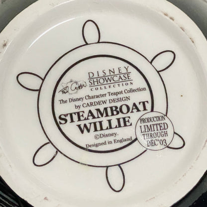 Lenox Classics Disney Showcase Collection Teapot Cardew Design Steamboat Willie