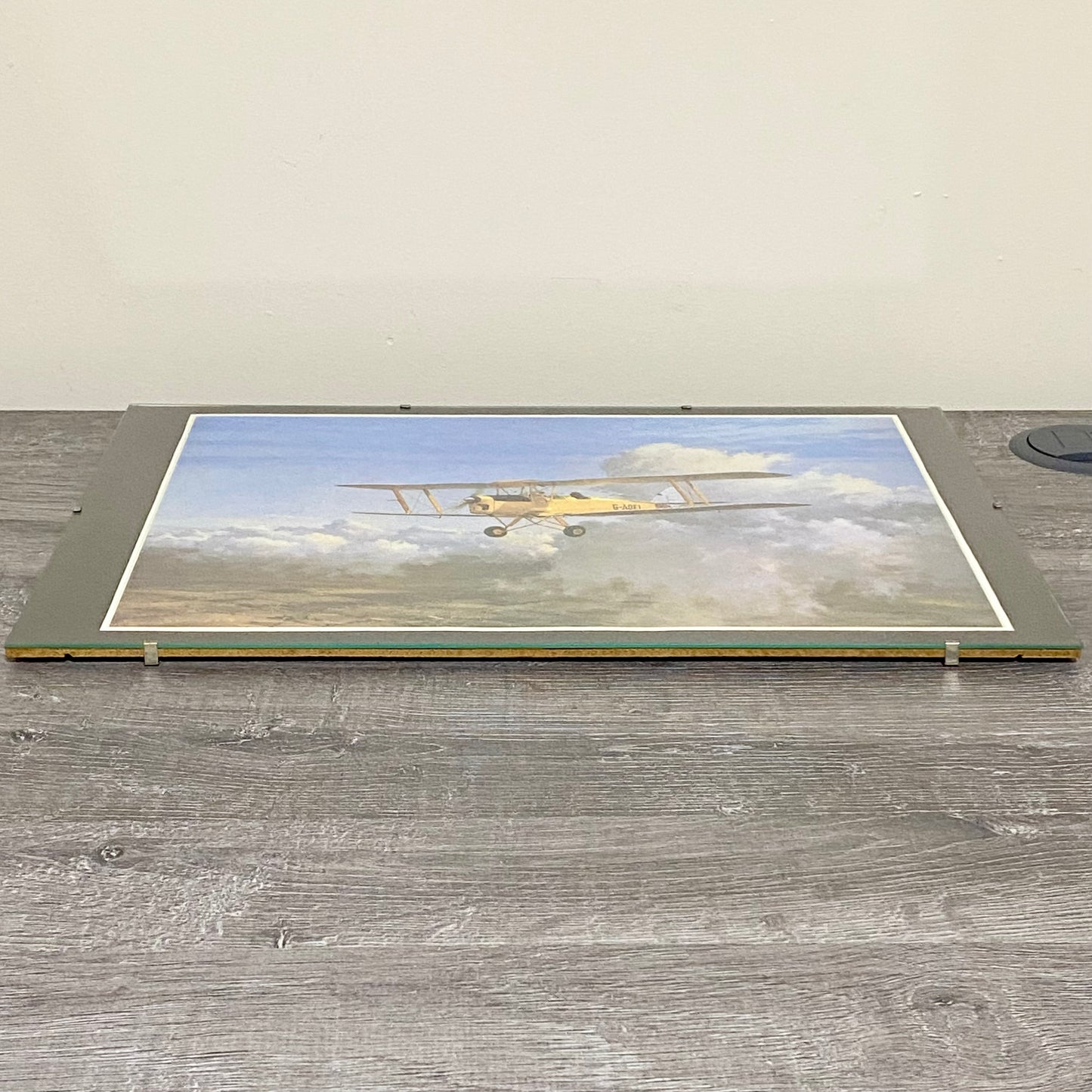 Vintage Sunday Morning De Havilland Tiger Moth Plate Signed Gerald Coulson Print