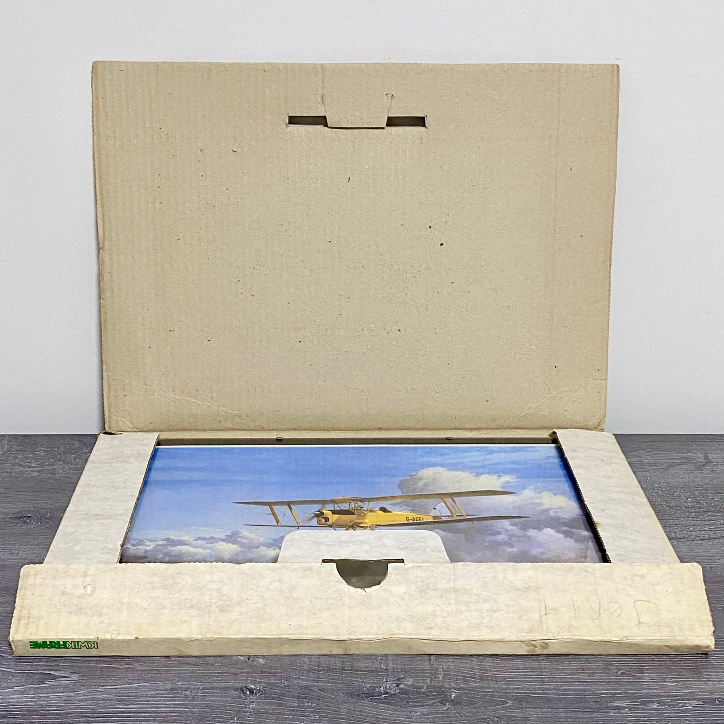 Vintage Sunday Morning De Havilland Tiger Moth Plate Signed Gerald Coulson Print