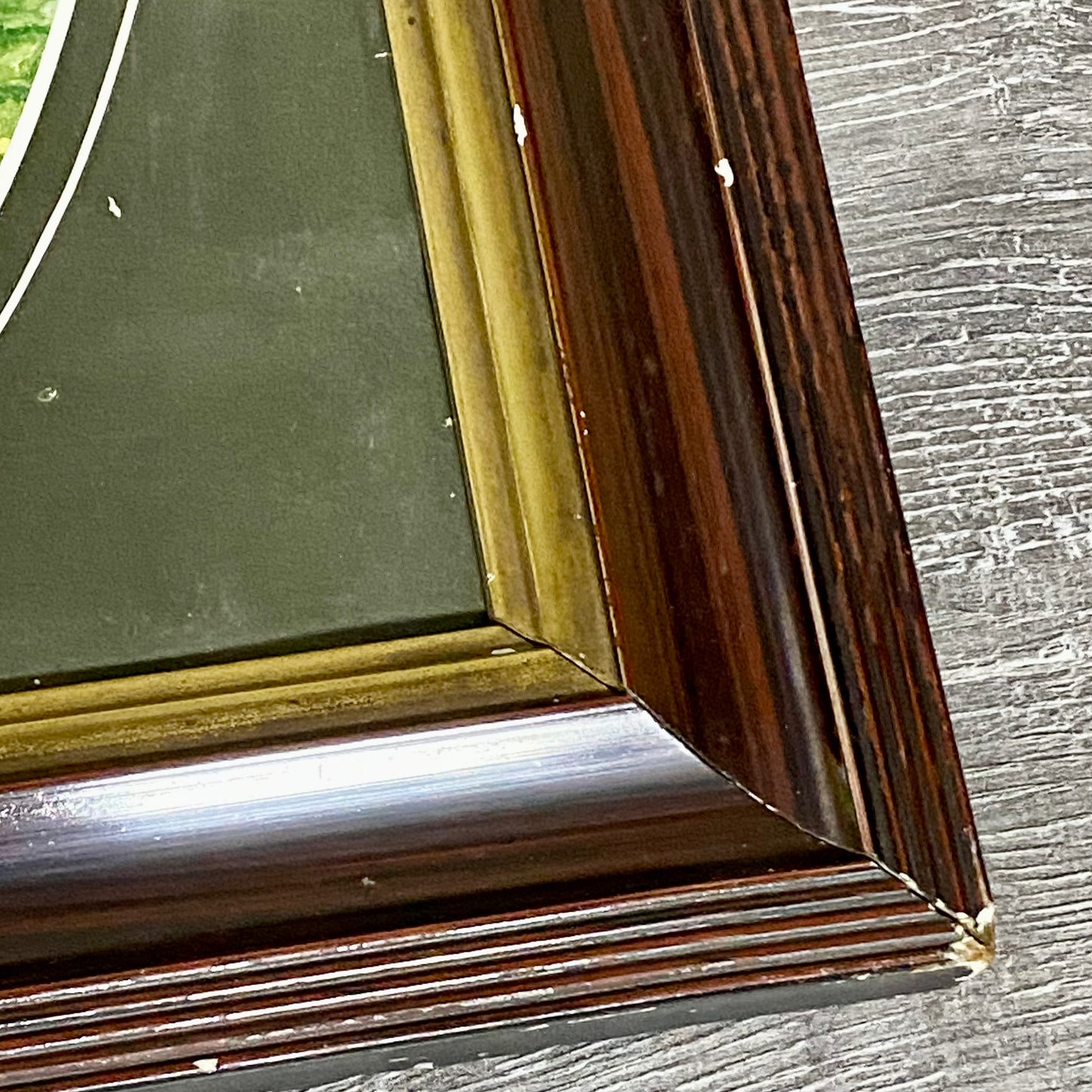 Vintage In The Orchard Victorian Mother & Child In Garden Scene Art Print Framed