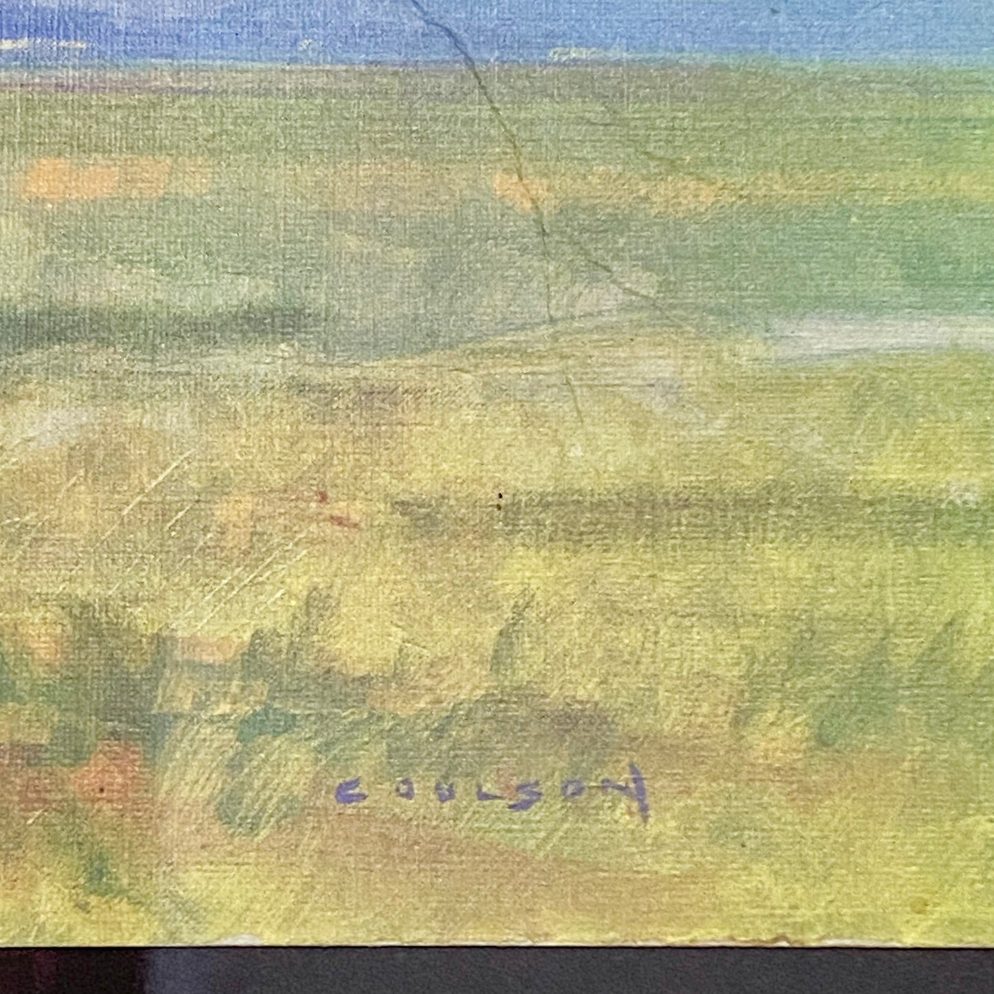 Vintage Wright Brothers Model A Biplane Plate Signed Gerald Coulson Art Print