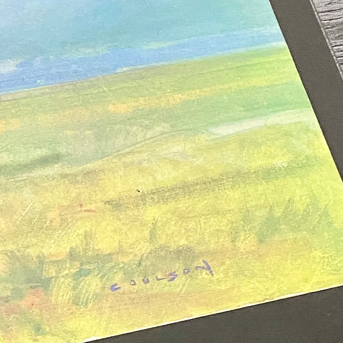 Vintage Wright Brothers Model A Biplane Plate Signed Gerald Coulson Art Print