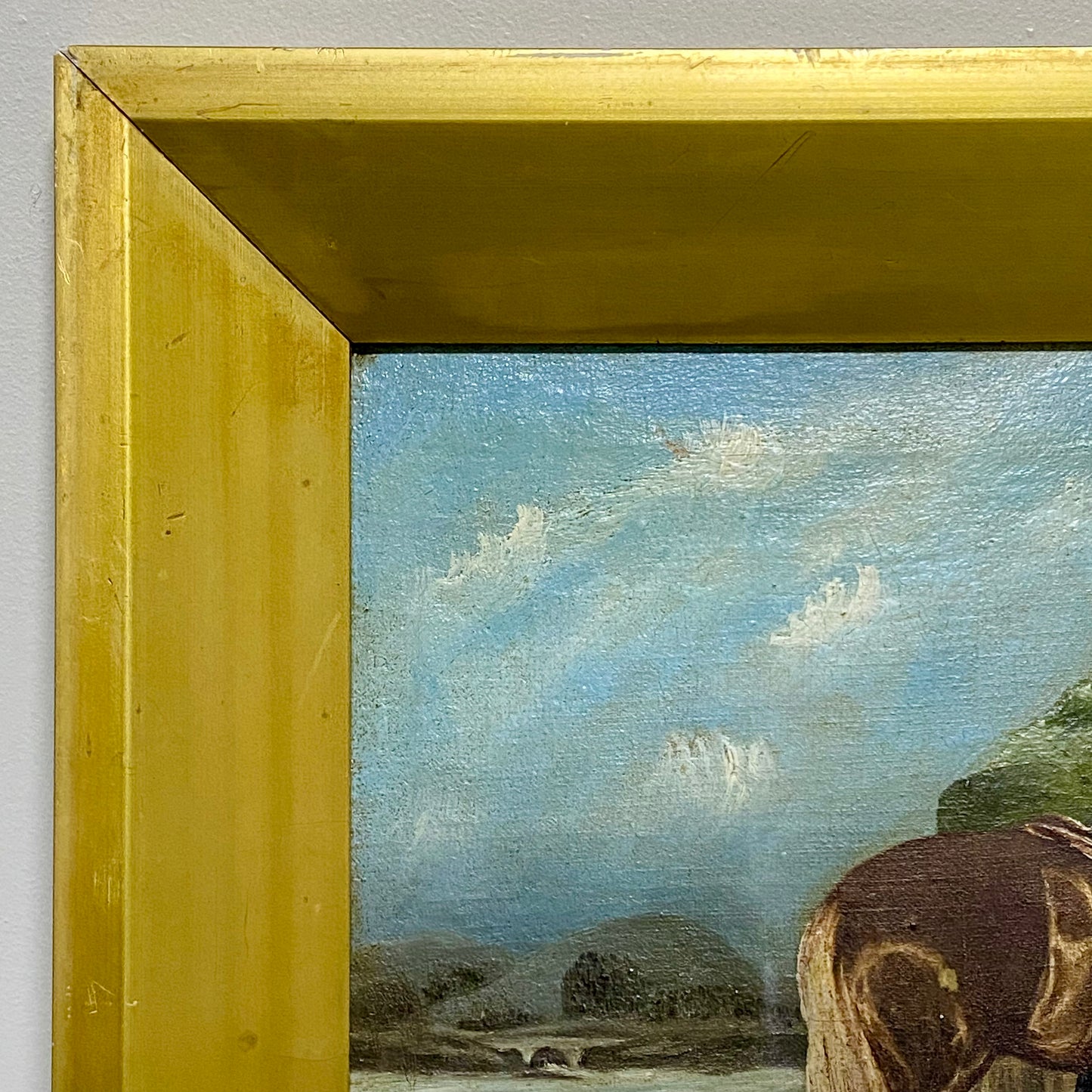 Antique 19th Century Oil On Canvas Horse Painting James Pollard Framed Very Rare