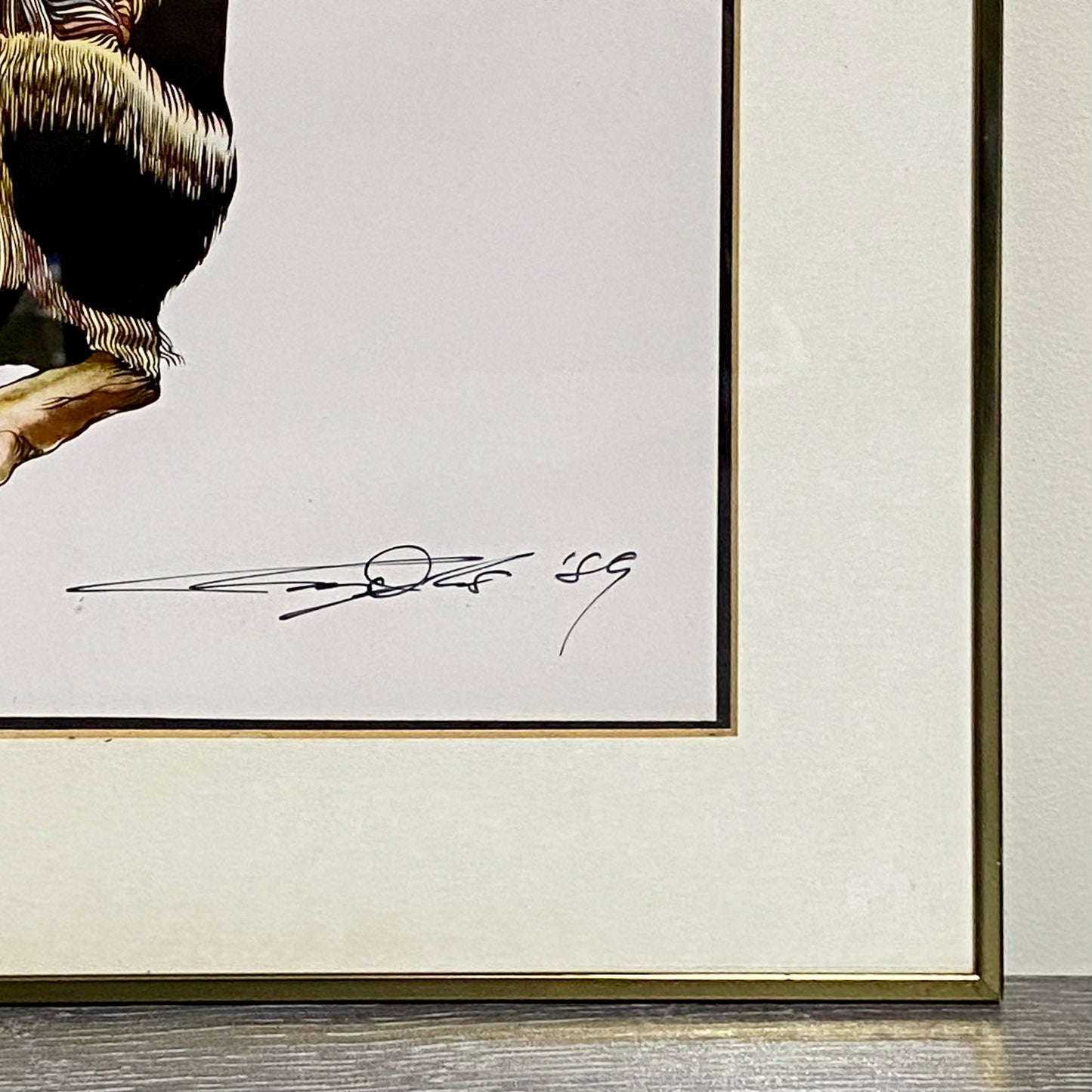 Vintage Skimbleshanks Cat Lithograph Art Signed Mark Margolis Limited 1989 Rare