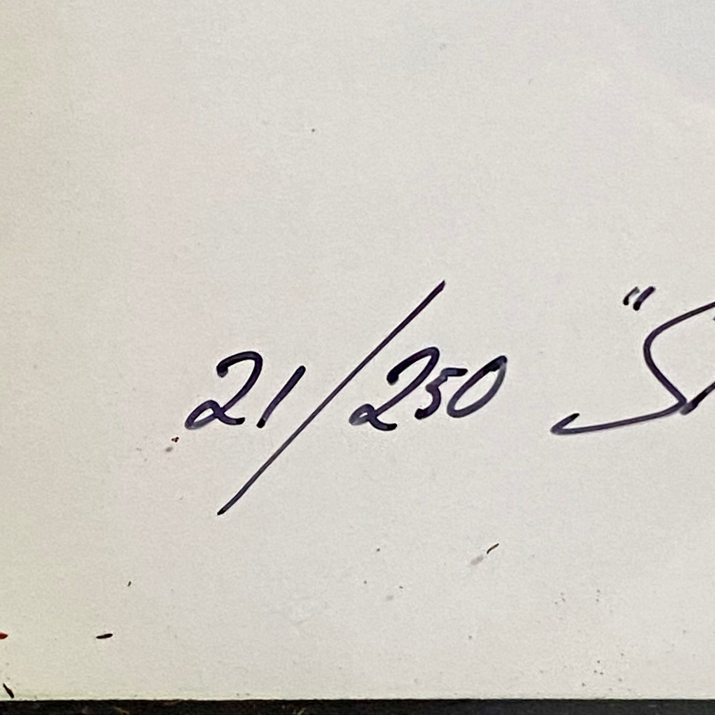 Vintage Skimbleshanks Cat Lithograph Art Signed Mark Margolis Limited 1989 Rare