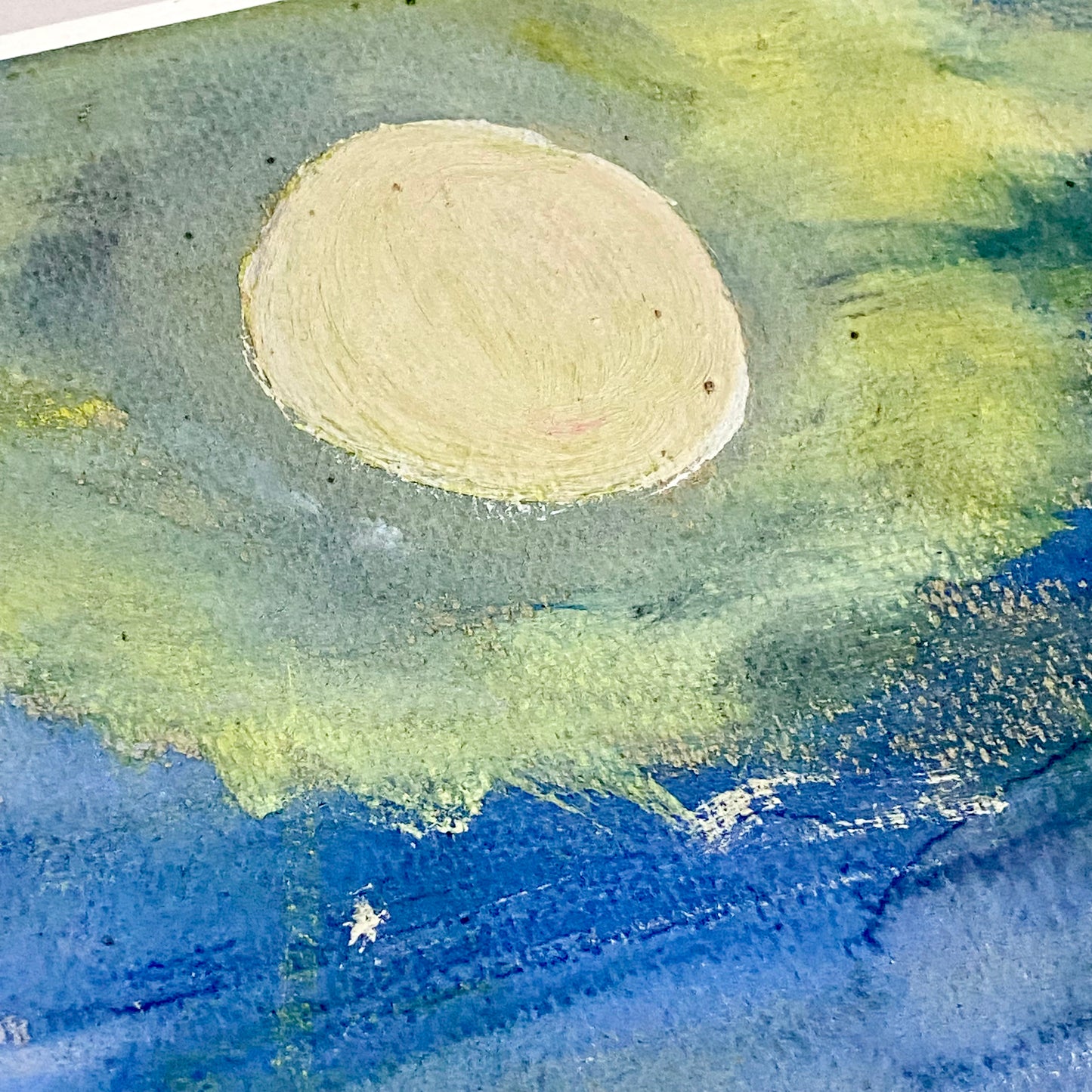 Vintage Moonlit Seascape With Boats Oil On Canvas Painting Signed Holman Framed