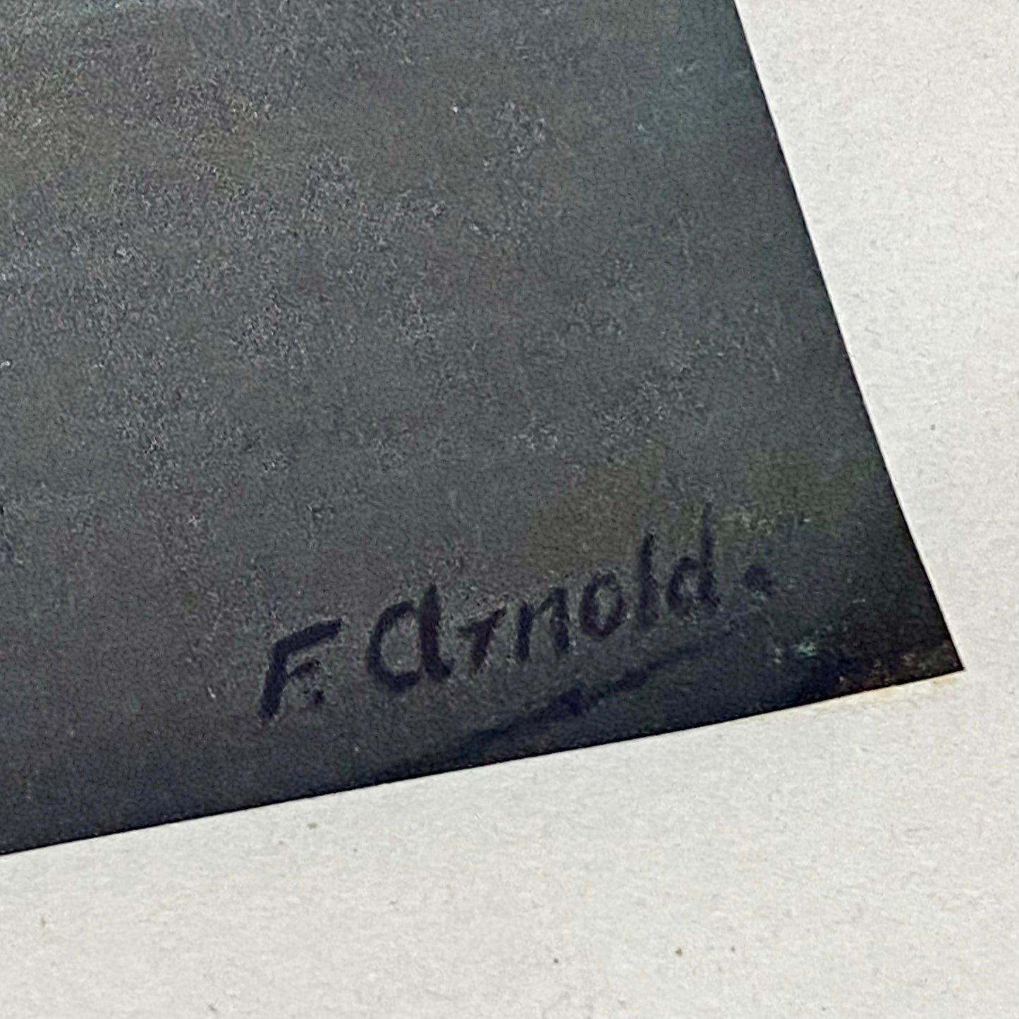 Antique 19th Century Night On The River Ships Plate Signed By F Arnold Framed