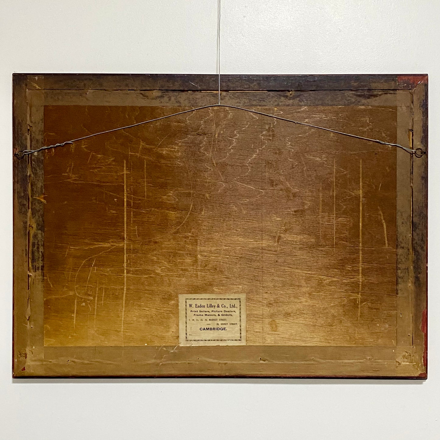 Antique 19th Century Night On The River Ships Plate Signed By F Arnold Framed