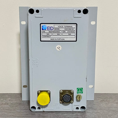 Submarine Naval Communication System EID EDICOM120 Voice Terminal Unit Untested